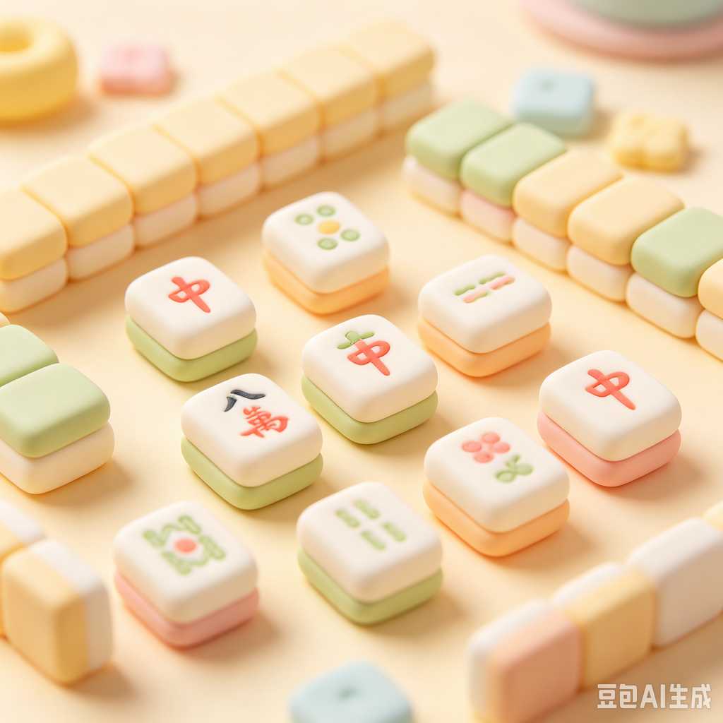 mahjong set for home entertainment