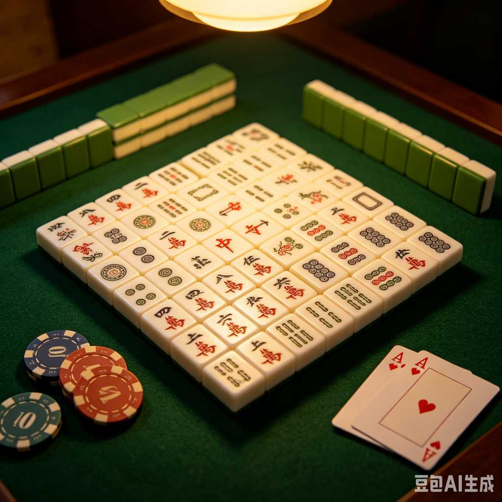 traditional color mahjong set